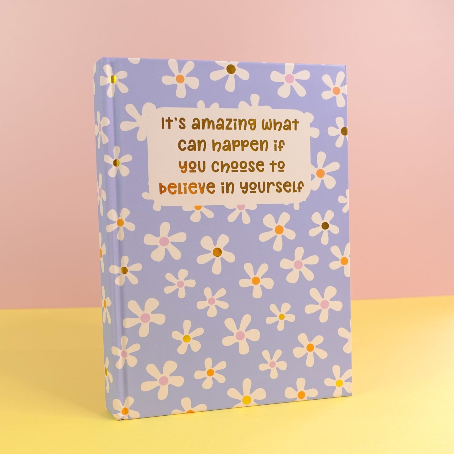 Believe in Yourself Gold Foil Dotted A5 Journal