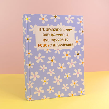 Believe in Yourself Gold Foil Dotted A5 Journal