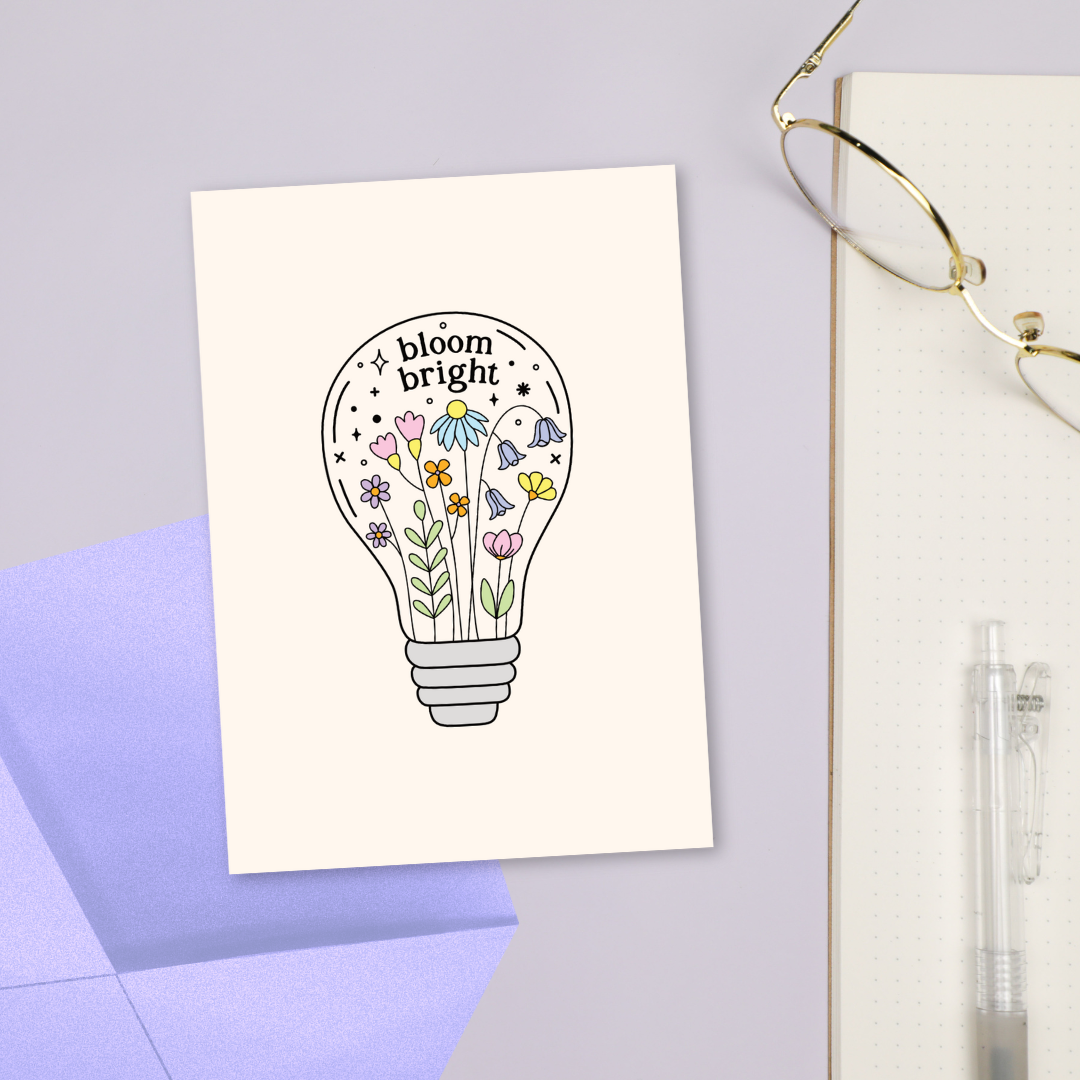 Bloom Bright Greeting Card