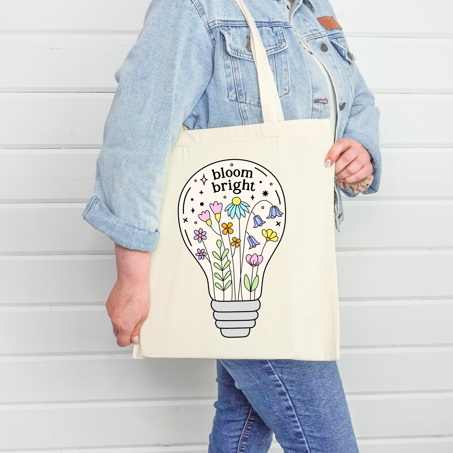 Bloom Bright Wildflower Tote Bag