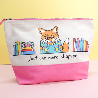 One More Chapter Bookish Pouch ft. Maple the Fox