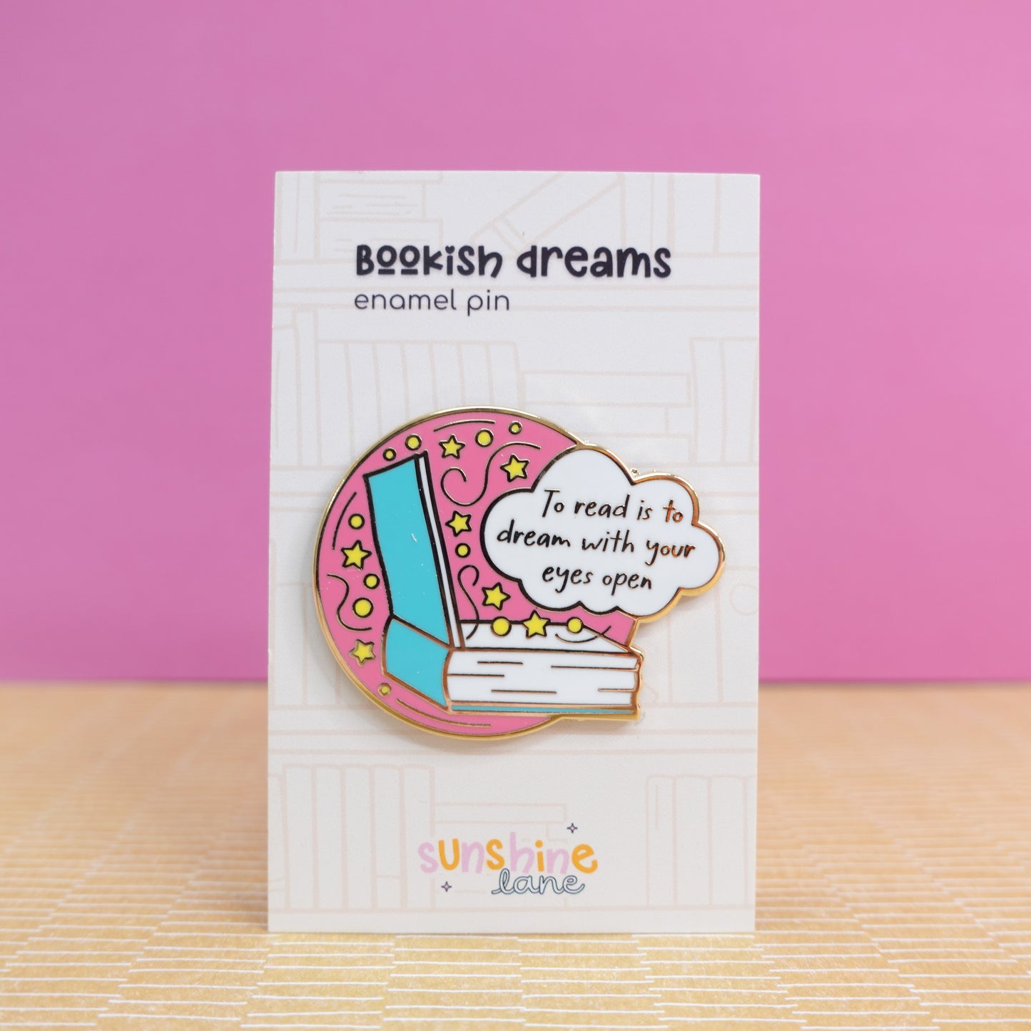 Bookish Dreams Enamel Pin