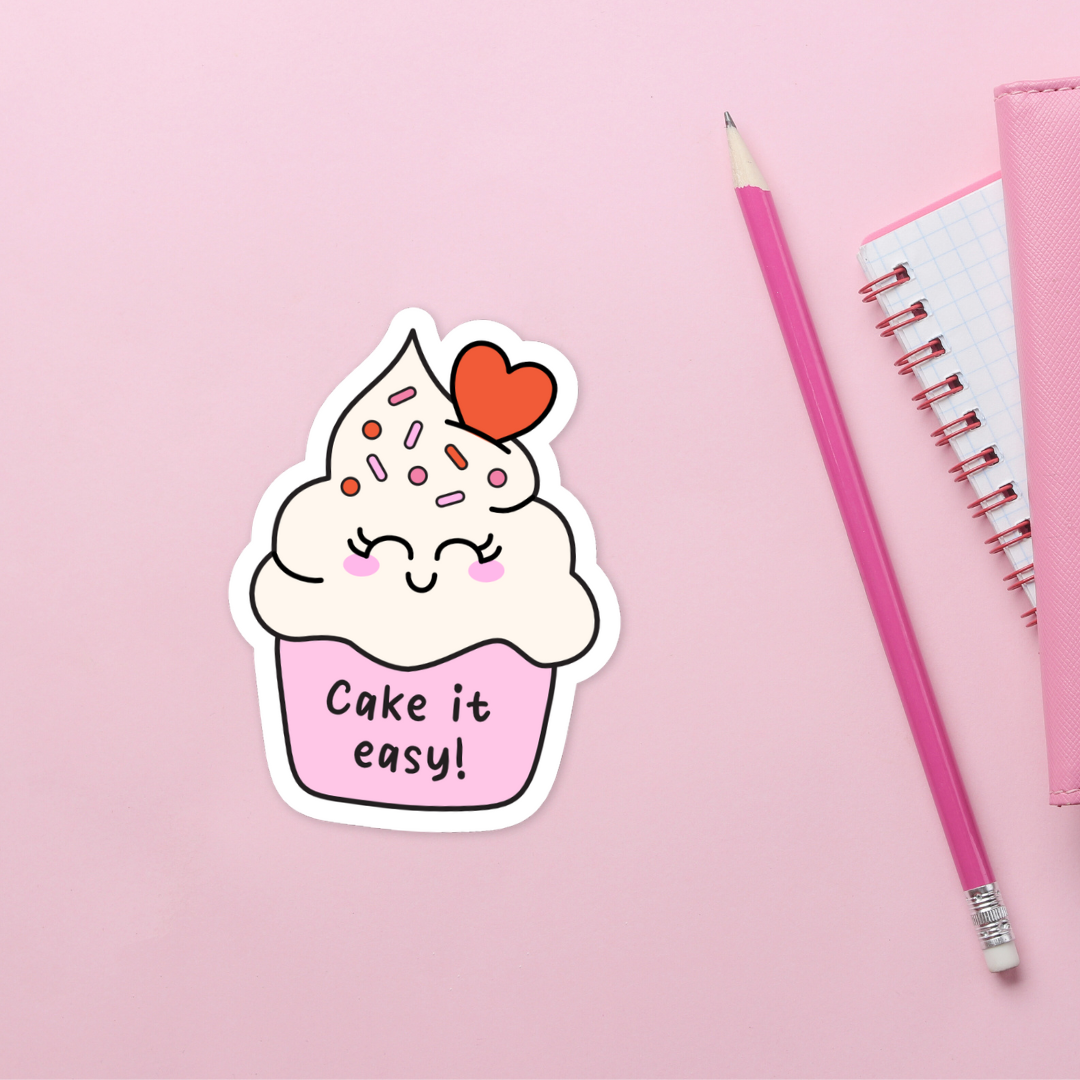 Cake It Easy Sticker