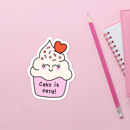 Cake It Easy Sticker