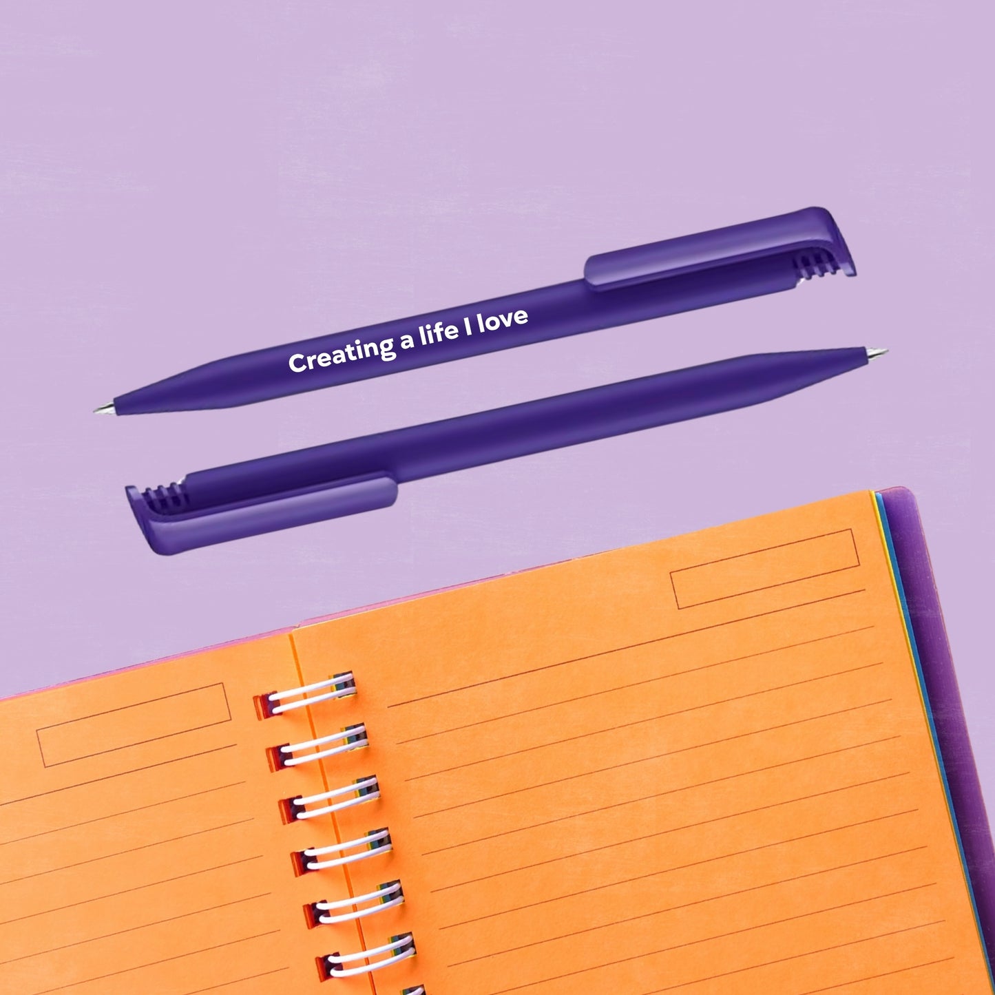 Creating A Life I Love Purple Ballpoint Pen