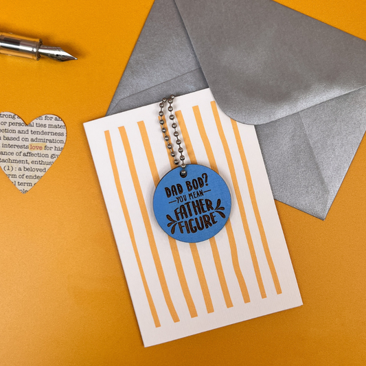 Funny Dad Bod Card - Father Figure Token Gift