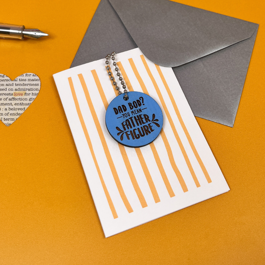 Funny Dad Bod Card - Father Figure Token Gift