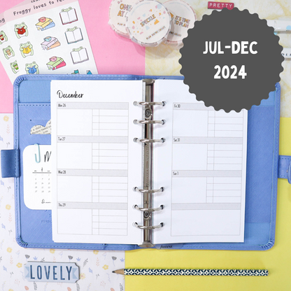 2024 Dated Planner Inserts, Weekly Schedule