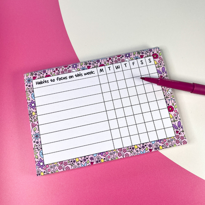 Habit Tracker Pad - A6