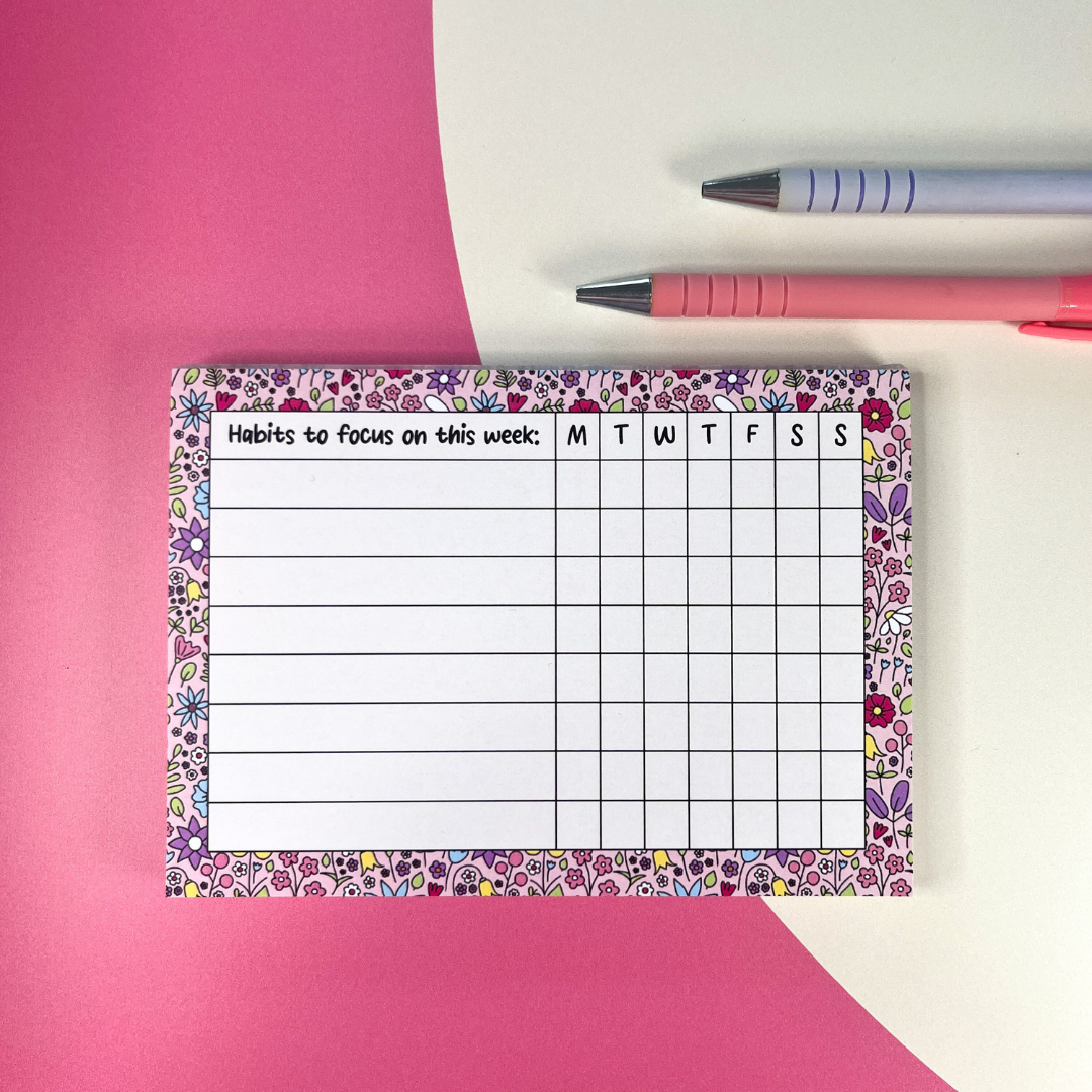Habit Tracker Pad - A6