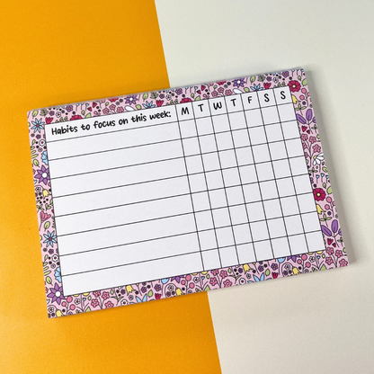 Habit Tracker Pad - A6