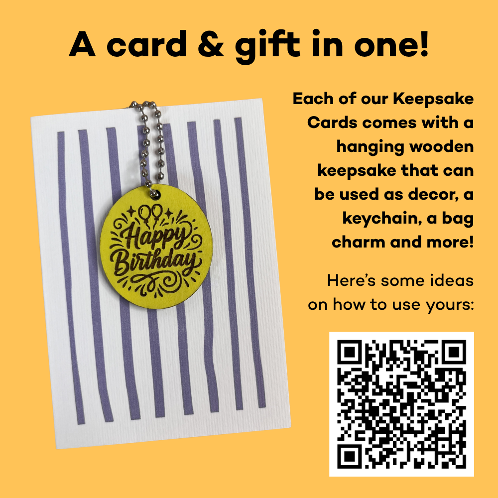Happy Birthday Card - Yellow Birthday Keepsake