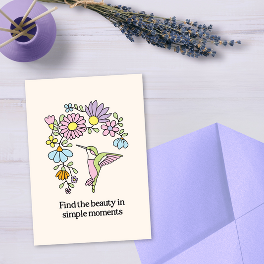 Simple Moments Greeting Card