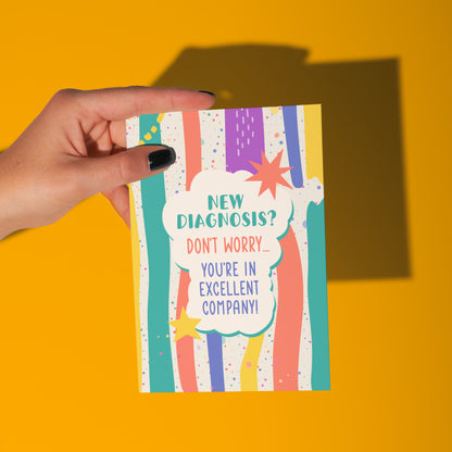 New Diagnosis Card - You're in Excellent Company