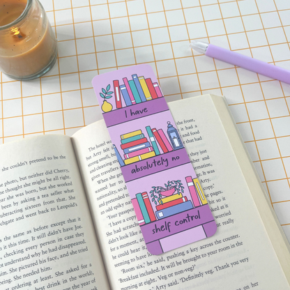No Shelf Control Bookmark