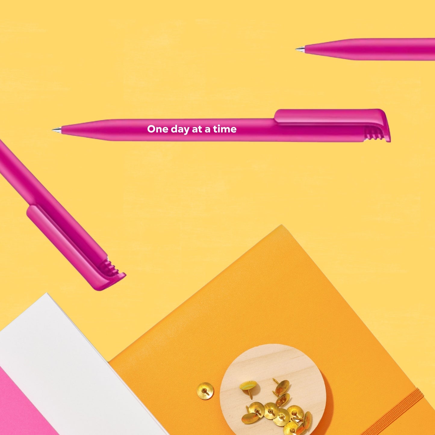 One Day at a Time Pink Ballpoint Pen