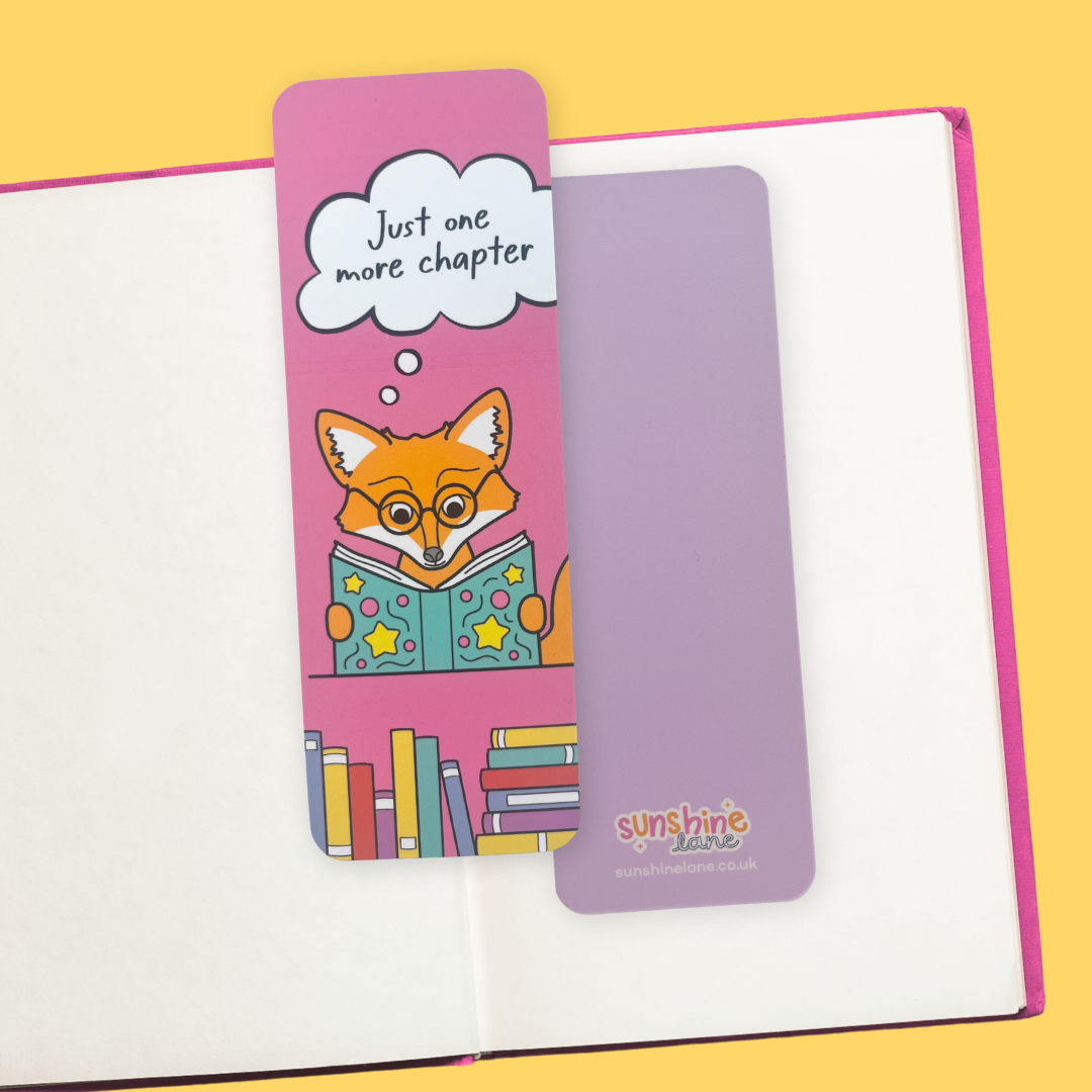 One More Chapter Bookmark ft. Maple the Fox