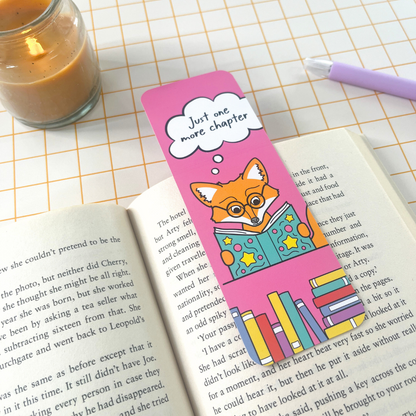 One More Chapter Bookmark ft. Maple the Fox