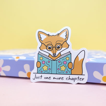 Just One More Chapter Maple Sticker