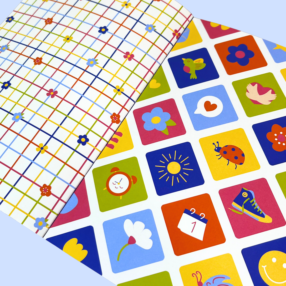 Patchwork Positivity A5 Patterned Paper Book - Junk Journaling Paper Pad