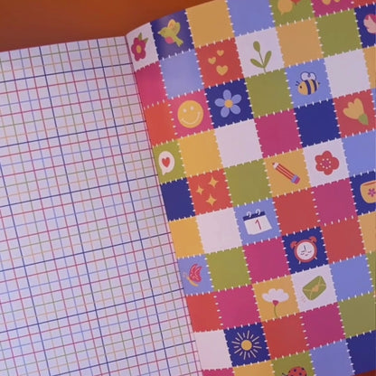 Patchwork Positivity A5 Patterned Paper Book - Junk Journaling Paper Pad