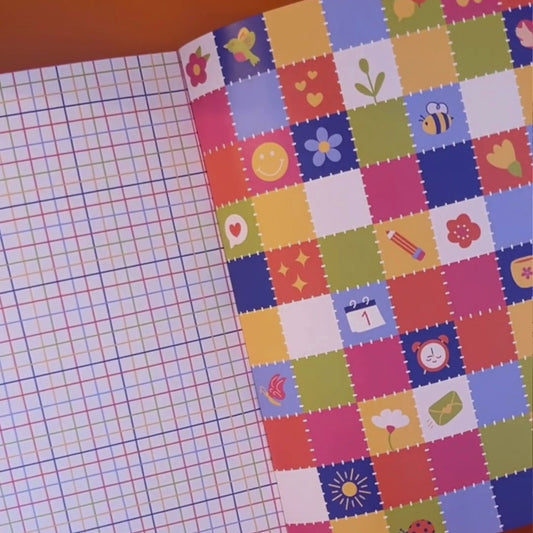 Patchwork Positivity A5 Patterned Paper Book - Junk Journaling Paper Pad