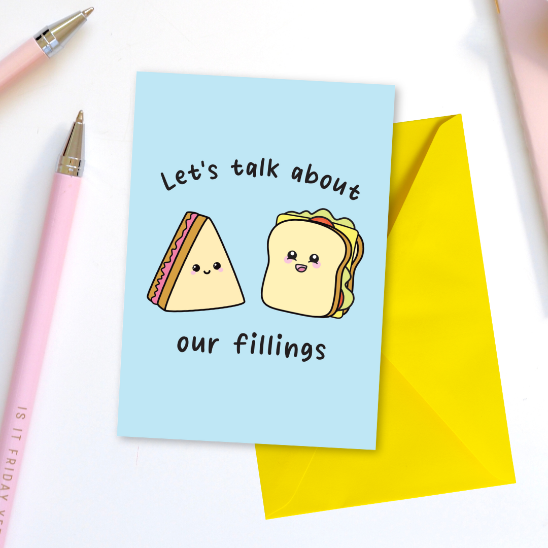 Let’s Talk About Our Fillings Greeting Card