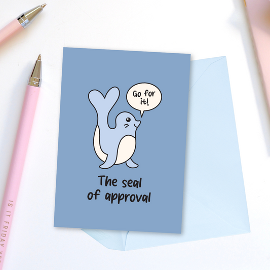 Seal Of Approval Greeting Card