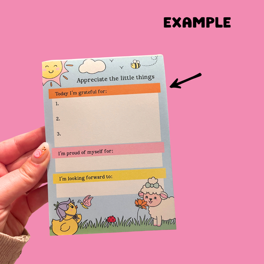 SECONDS A6 Gratitude Pad - Appreciate the Little Things