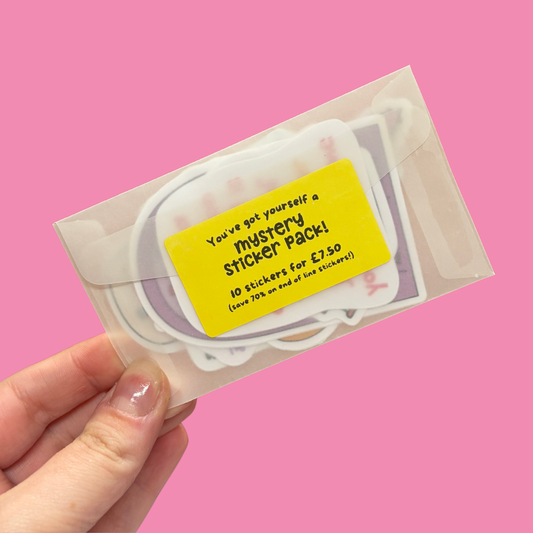 Mystery Sticker Pack - 10 for £7.50!