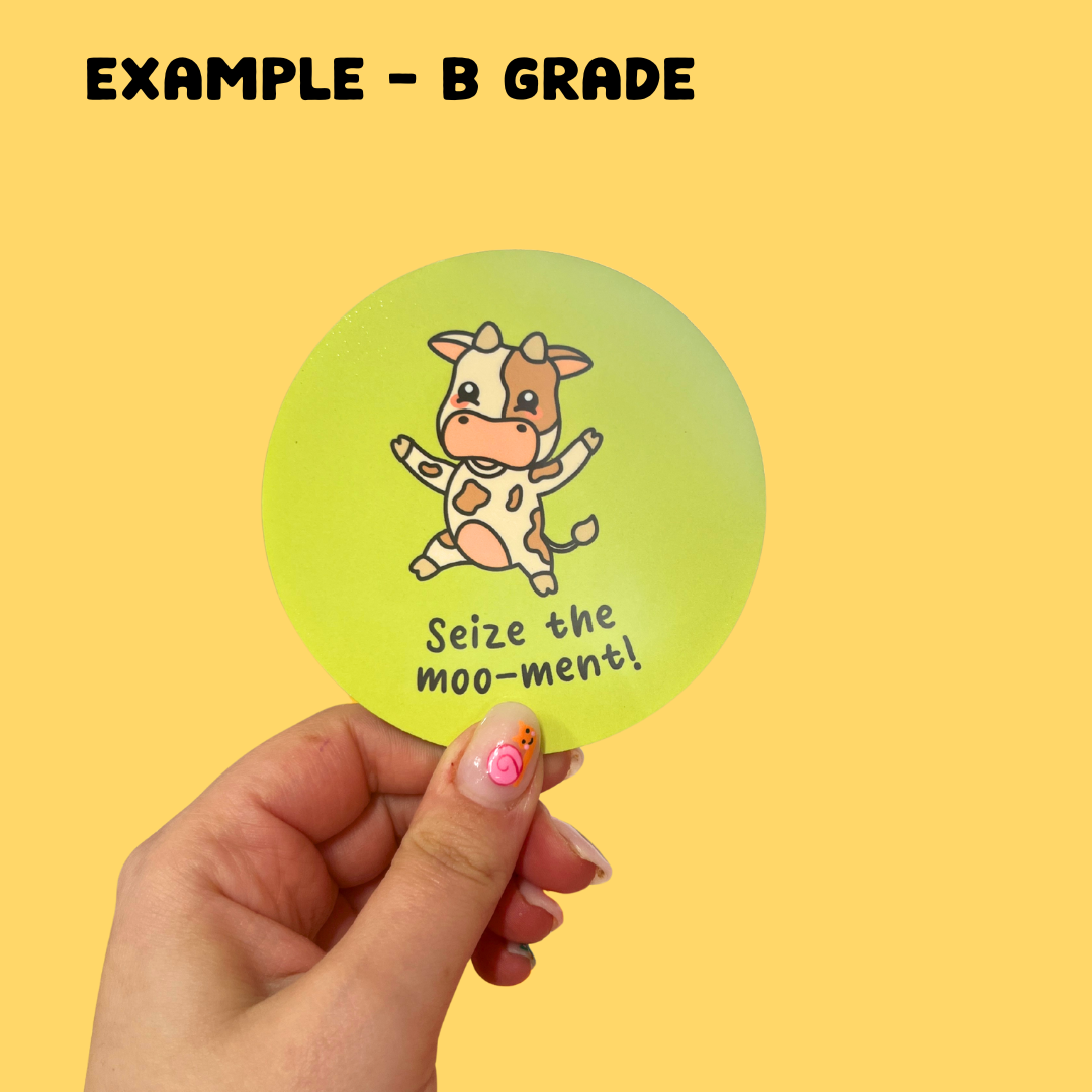 SECONDS Seize the Moo-ment Cow Coaster