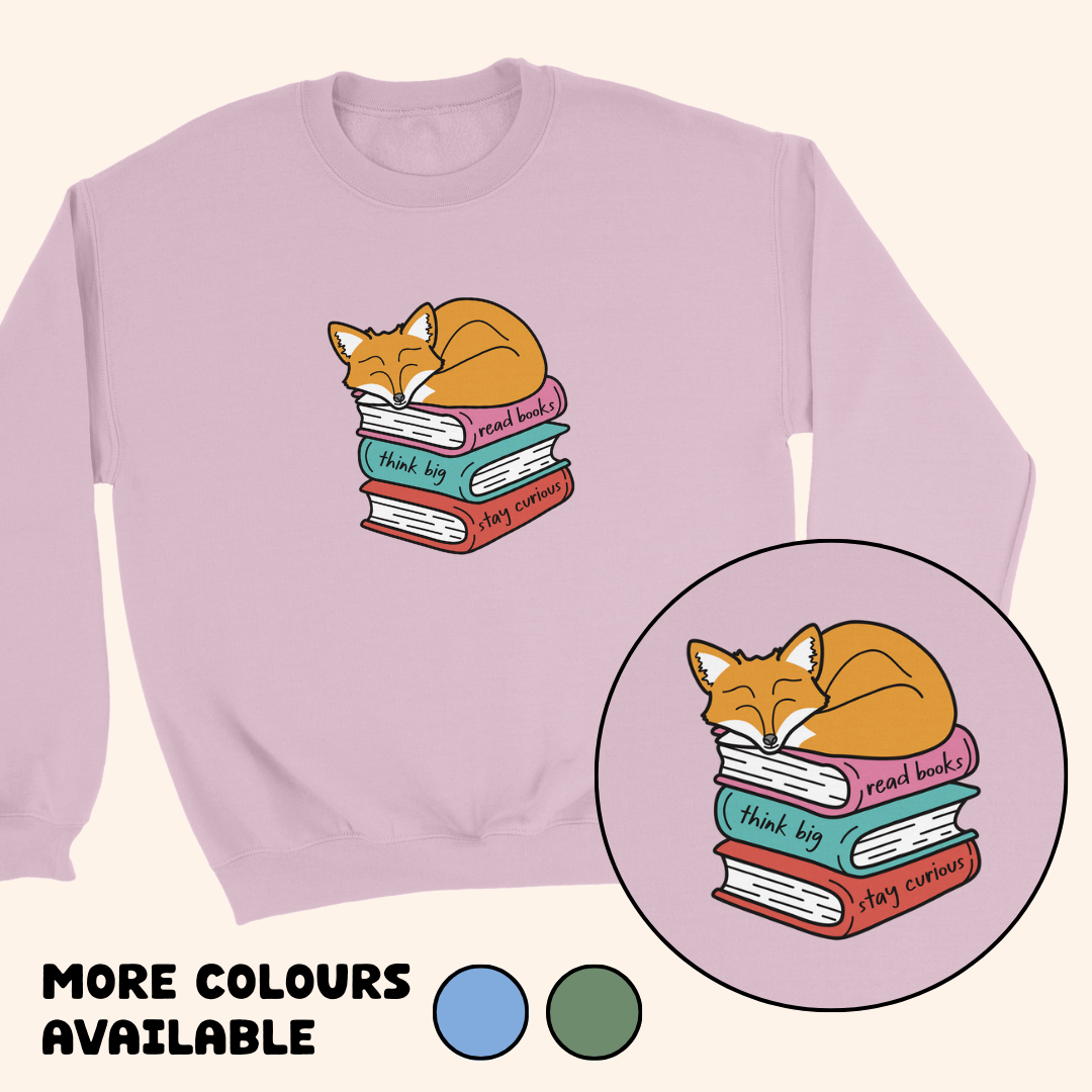 Stay Curious Sweatshirt ft. Maple the Fox
