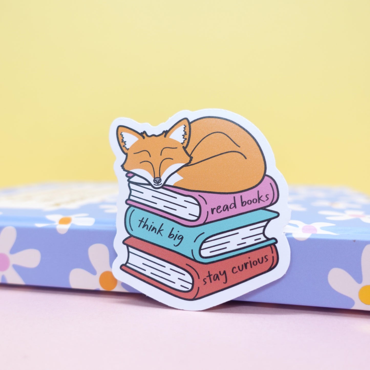 Stay Curious Maple Bookish Sticker