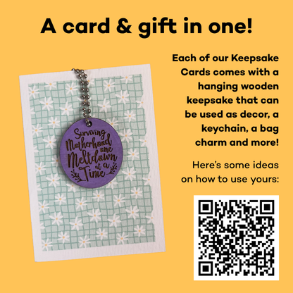 Surviving Motherhood Card - Funny Mum Gift