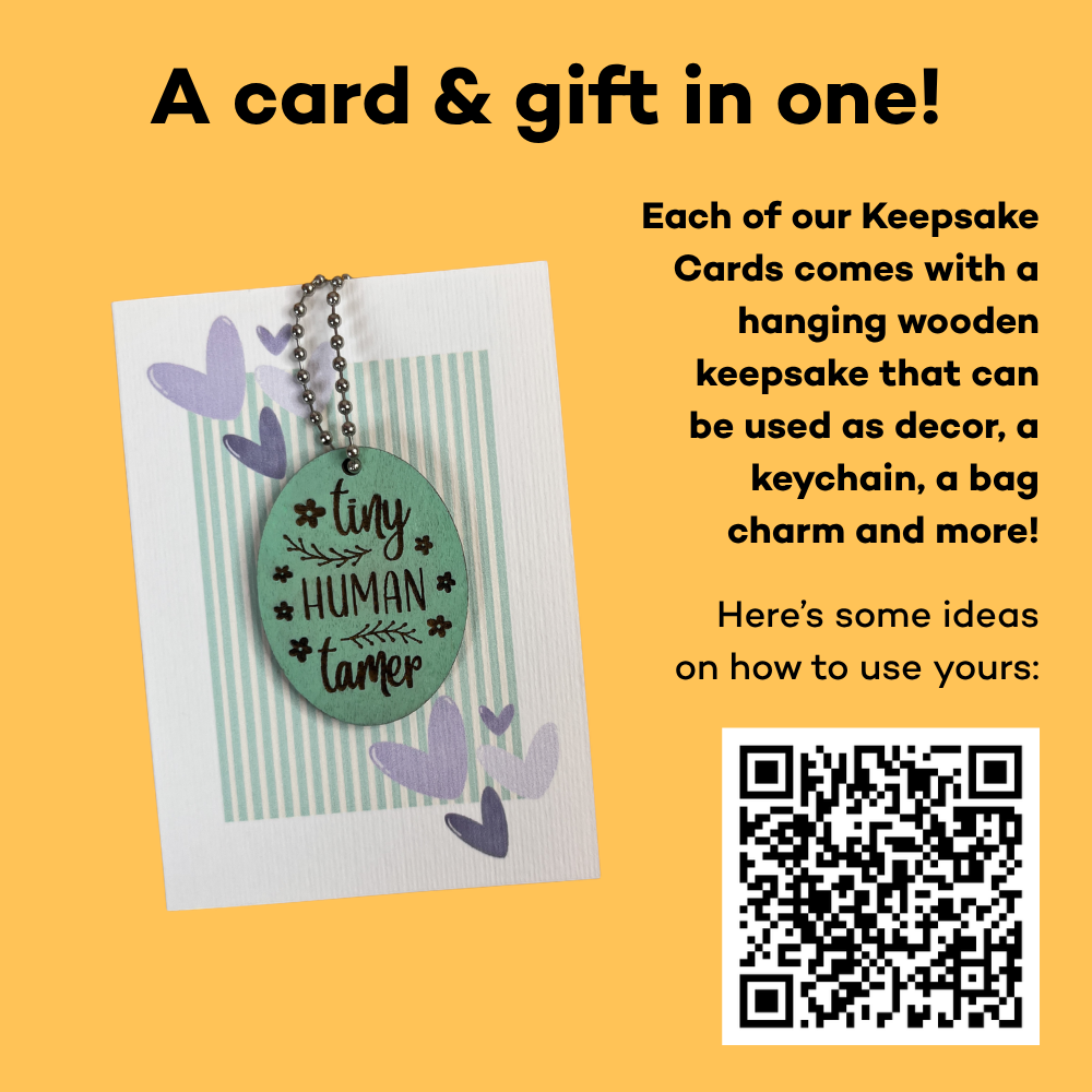 Tiny Human Tamer - New Parent Keepsake Card
