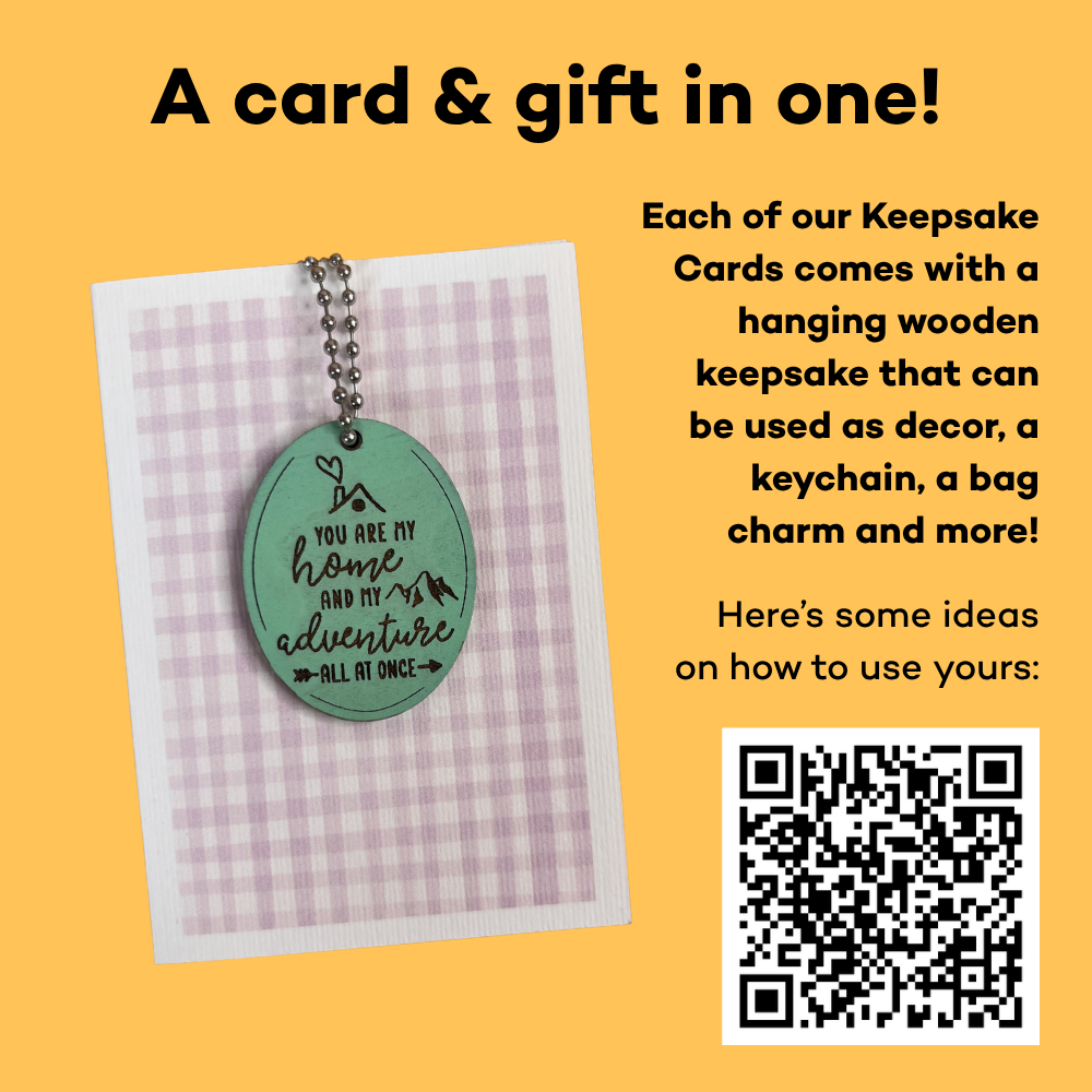 You Are My Home & My Adventures Card - Keepsake