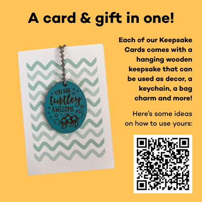 Turtley Awesome Card - Punny Encouragement Gift